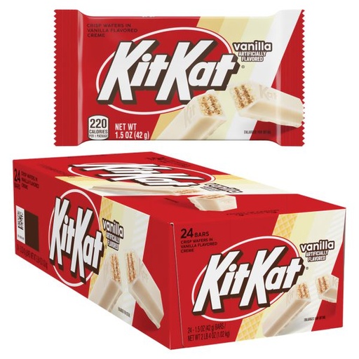[034000238101] KITKAT VANILLA 42G/24CT