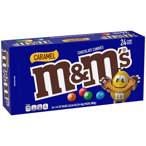 [040000508823] M&M CARAMEL 40G/24PK 