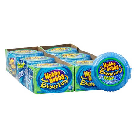 [6935] HUBBA BUBBA SOUR BLUE RASP. 12CT