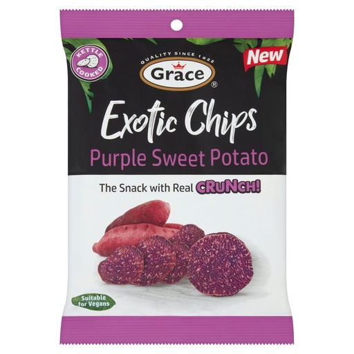 GRACE PURPLE SWEET POTATO CHIPS 75G
