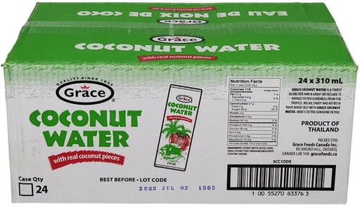 [411819] GRACE COCONUT WATER 310ML/24CT