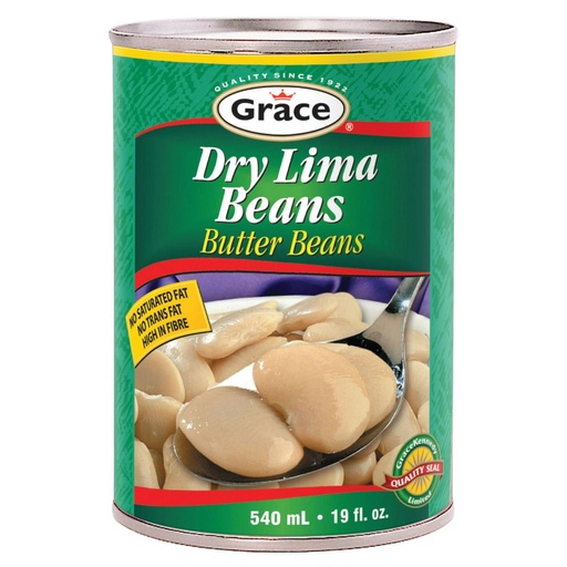 [055270847725] GRACE DRY LIMA BEANS 540ML 