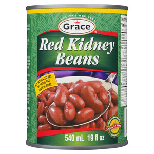 [055270846360] GRACE RED KIDNEY BEANS CAN 540ML