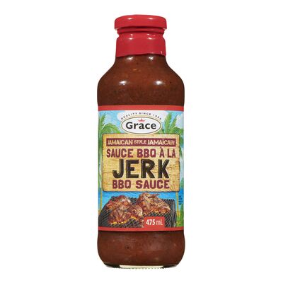 [055270839515] GRACE JERK BBQ SAUCE 475ML