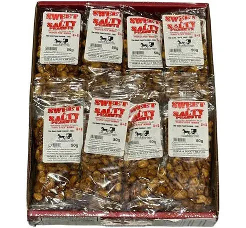 [062197011276] H&B ALL DRESSED PEANUTS 50G /24TRAY  