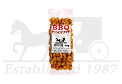 H&B BBQ PEANUTS 50G /24TRAY