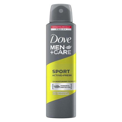 [8710447491645] DOVE MEN SPORT ACTIVE SPRAY 150ML   