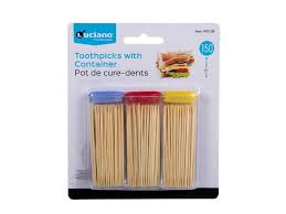 [S30480] PUREST BAMBOO TOOTHPICKS TUBE / 500CT