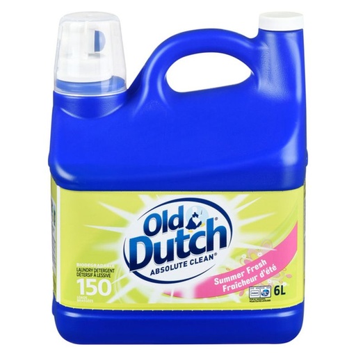 [063474314165] OLD DUTCH LIQ DETERGENT SUMMER FRESH 6L