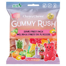 GUMMY RUSH SOUR PARTY MIX 90G  