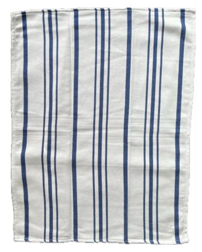[026A] KITCHEN TOWEL BLUE STRIPES 1PK