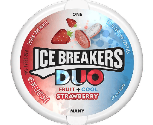 [034000723355] ICE BREAKERS STRAWBERRY 36G/ 8CT