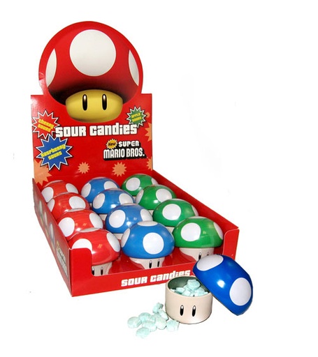 [611508517206] SUPER MARIO MUSHROOM SOUR /12CT 