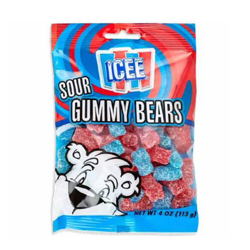 ICEE SOUR GUMMY BEARS / 113G 