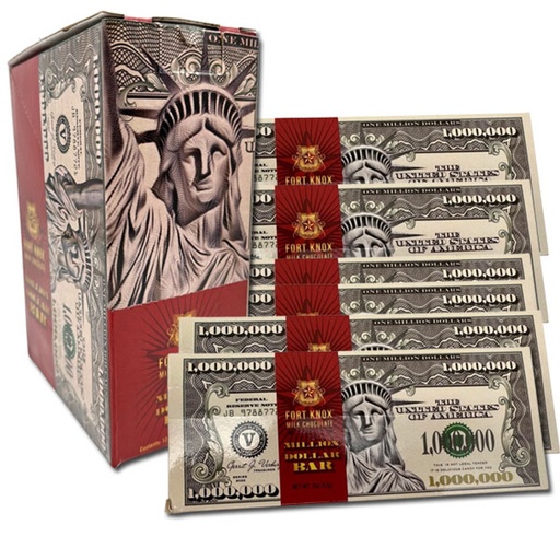 FORT KNOX MILLION DOLLAR CHOCOLATE BAR/12CT