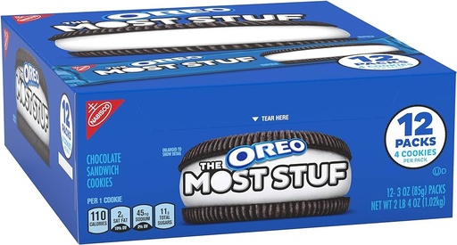 [044000060084] OREO THE MOST STUF 85G /12CT