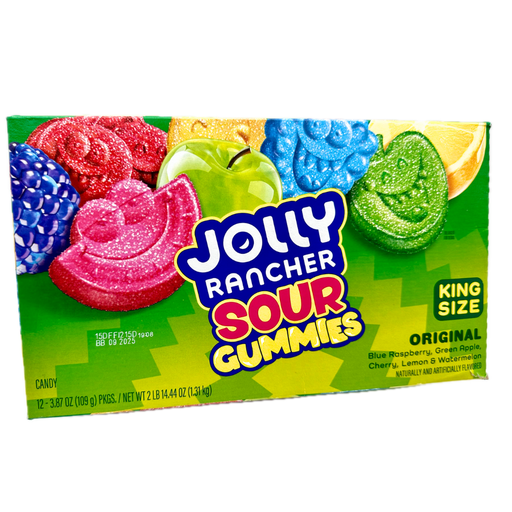 [450859B] JOLLY RANCHER SOUR GUMMIES 109G /12 CT 