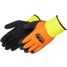 2 TONES GLOVES 1 PAIR