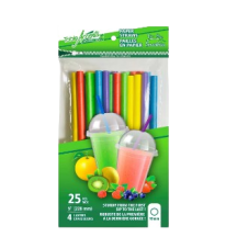 [5550326] PAPER STRAWS ASSTD COLOUR 25PK