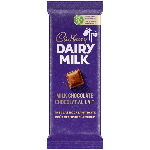 CADBURY DAIRY MILK-MILK CHOCOLATE 100G