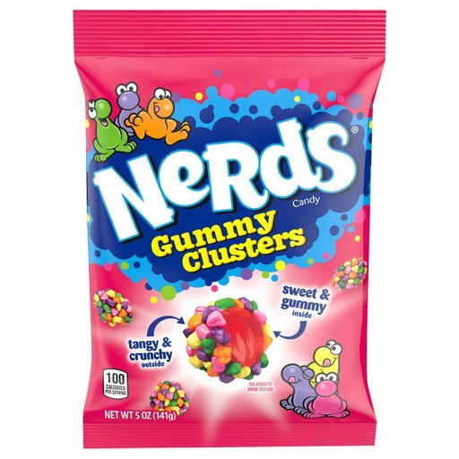 [30008190] NERDS GUMMY CLUSTERS RAINBOW 142G