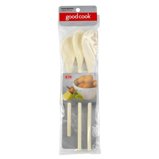 [27900] WOODEN SPOON SET / 3PK