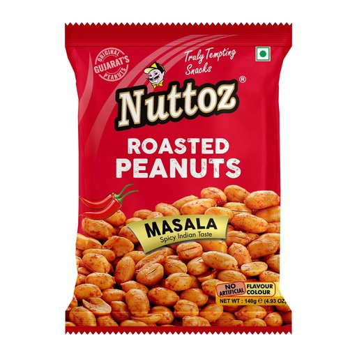 NUTTOZ ROASTED PEANUT MASALA / 140G