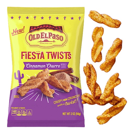[016000193871] OLDEL PASO CINNAMON CHURO 56G