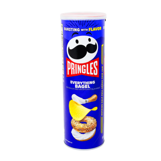 [3115] PRINGLES EVERYTHING BAGEL 158G(US)