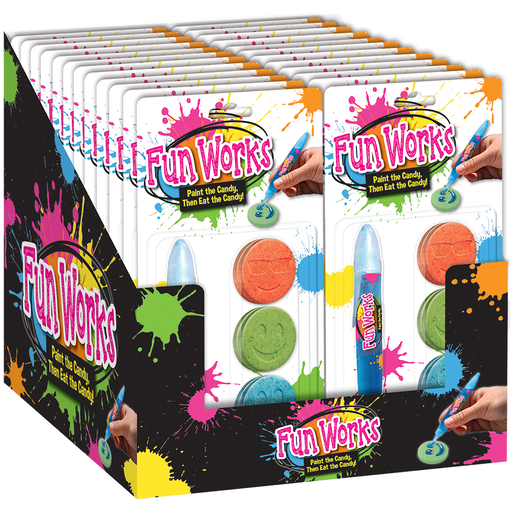 [048014347018] FUN WORK PAINT THE CANDY / 24CT