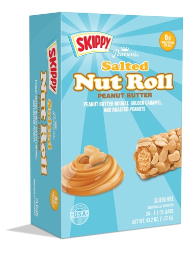 SKIPPY SALTED NUT ROLL PEANUT BUTTER 24CT