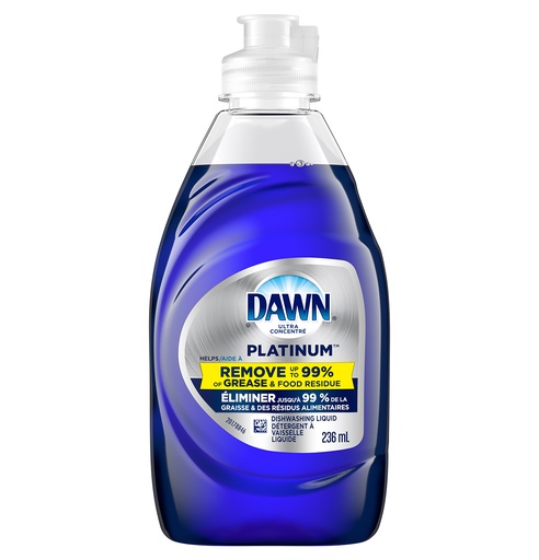 [T124505/4505] DAWN DISH SOAP PLATINUM 236ML