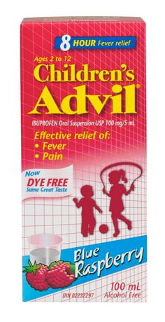 [6118] ADVIL CHILDREN'S BLUE RASPBERRY 100ML  