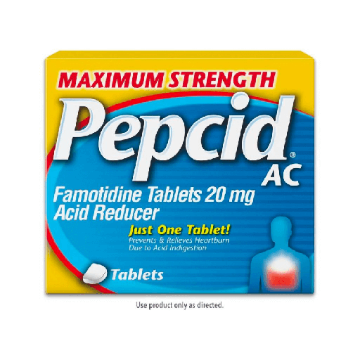 [0391] PEPCID AC MAX ST FAMOTIDINE TABLETS 20MG / 5 TAB