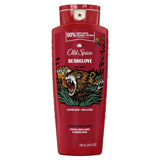 [037000866800] OLD SPICE BEARGLOVE BODY WASH 473ML