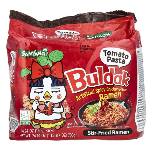 [8801073143074] SAMYANG BULDAK TOMATO SAUCE 145G/5PK