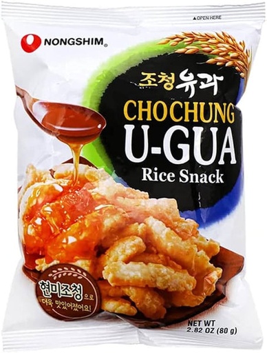 [031146215430] CHOCHUNG U-GUA RICE SNACK 80G