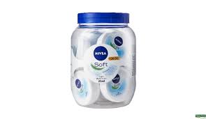 NIVEA WHITE SOFT CREAM JAR 12PK