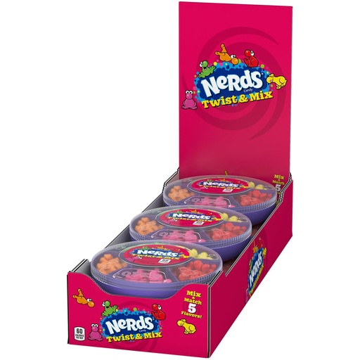[079200157340] NERDS TWIST & MIX CANDY 59G/6PK
