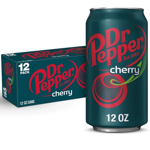 [078000098167] DR PEPPER CHERRY CANS 355ML/ 12CT (US) 