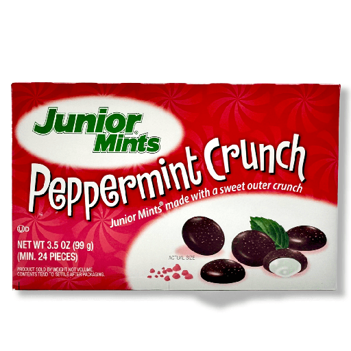 [3061] JUNIOR MINTS PEPPERMINT CRUNCH THEAT. BOX 99G