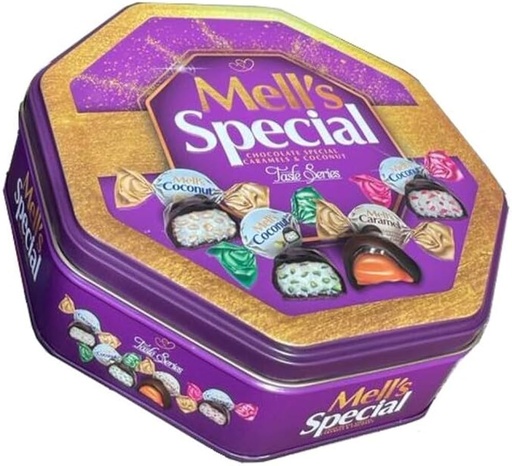 [8697671966838] MELL'S MILK CHOCOLATE & COCONUT/  500G