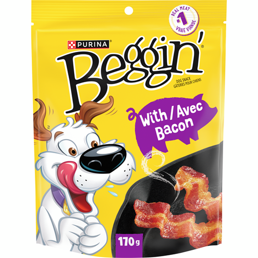 [055800520128] PURINA BEGGIN BEEF W/ BACON 170G 