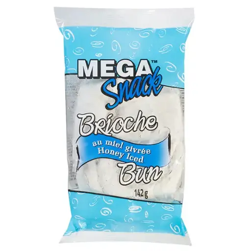 [140061] MEGA SNACK HONEY ICED BUN 142G/12CT