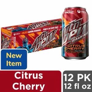 [012000010866] MTN DEW GAME FUEL CITRUS CHERRY 355ML/12CT