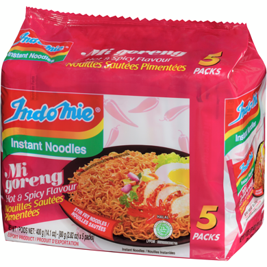 [5194] INDOMIE VEGETABLE MI GORENG 80G/5PK