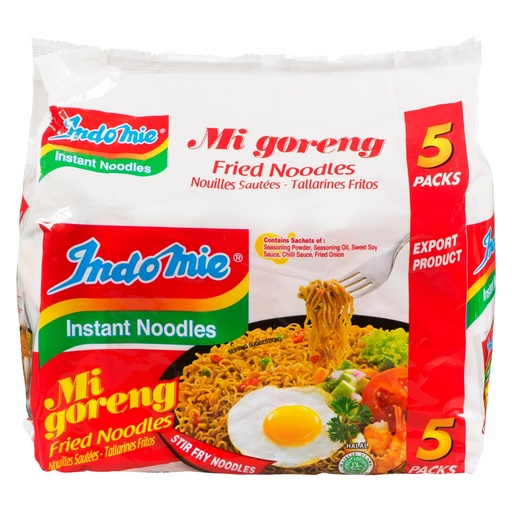 INDOMIE FRIED NOODLES 85G/5PK