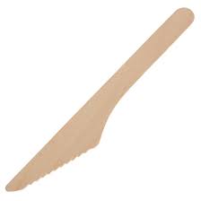 [078780] KNIFE NATURAL BIRCHWOOD / 20PK 