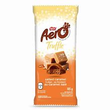 AERO TRUFFLE SALTED CARAMEL BAR 105G