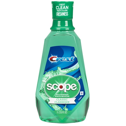 [037000956624] CREST SCOPE CLASSIC MOUTHWASH 1L